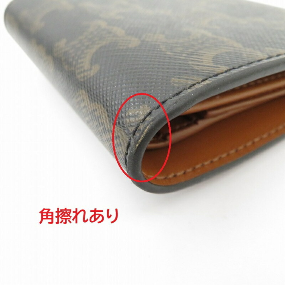 Celine Wallet Triomphe Flap Trifold Brown - Picture 5 of 15